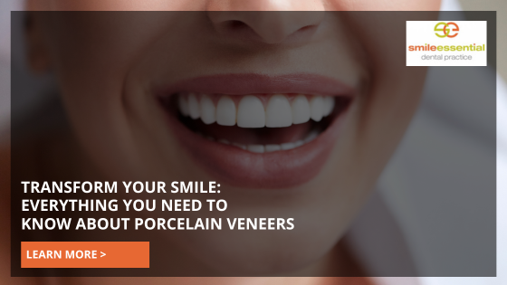 Woman smiling with dental veneers